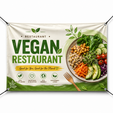 Vegan Restaurant Banners