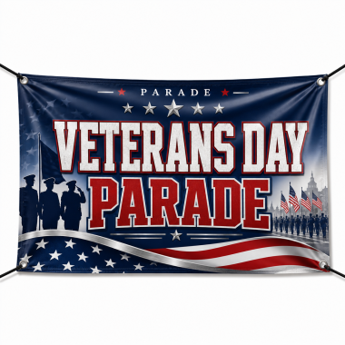 Veterans Day Parade Banners