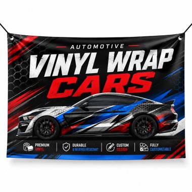 Vinyl Wrap Car Banners