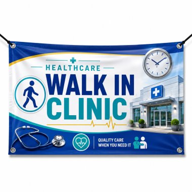 Walk In Clinic Banners
