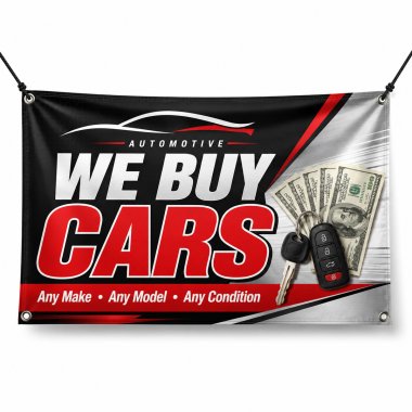 We Buy Cars Banners
