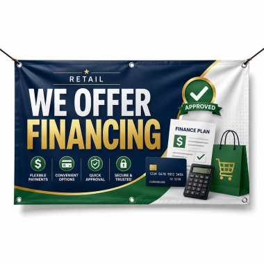 We Offer Financing Banners