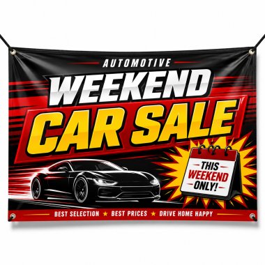 Weekend Car Sale Banners