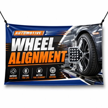 Wheel Alignment Banners
