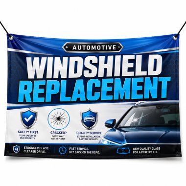 Windshield Replacement Banners