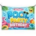 Pool Party Birthday Banners