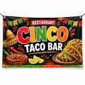 Restaurant Cinco Taco Bar Banners