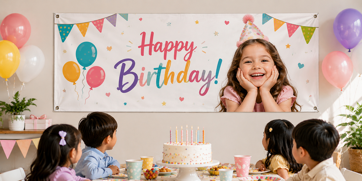 personalized birthday banner