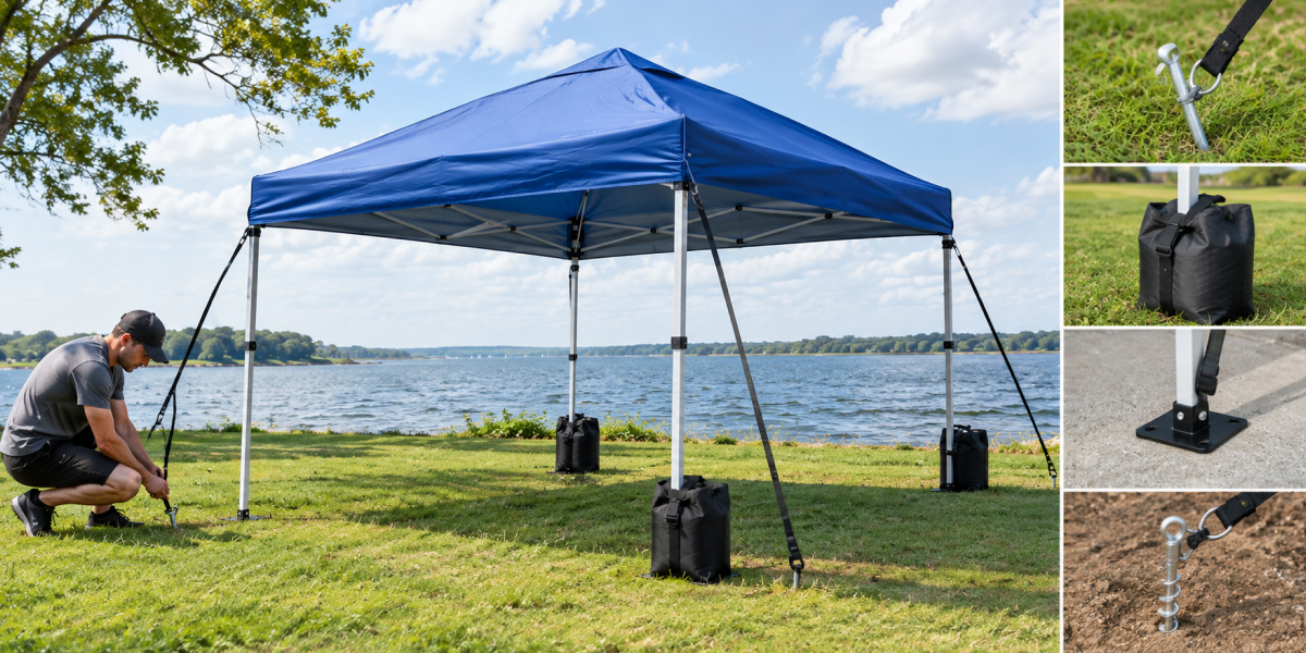 Canopy Tent Settling up in wind
