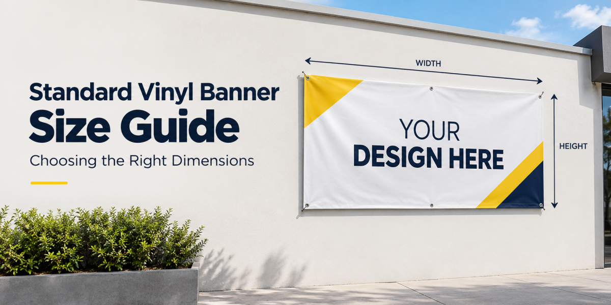 Vinyl banner sizes