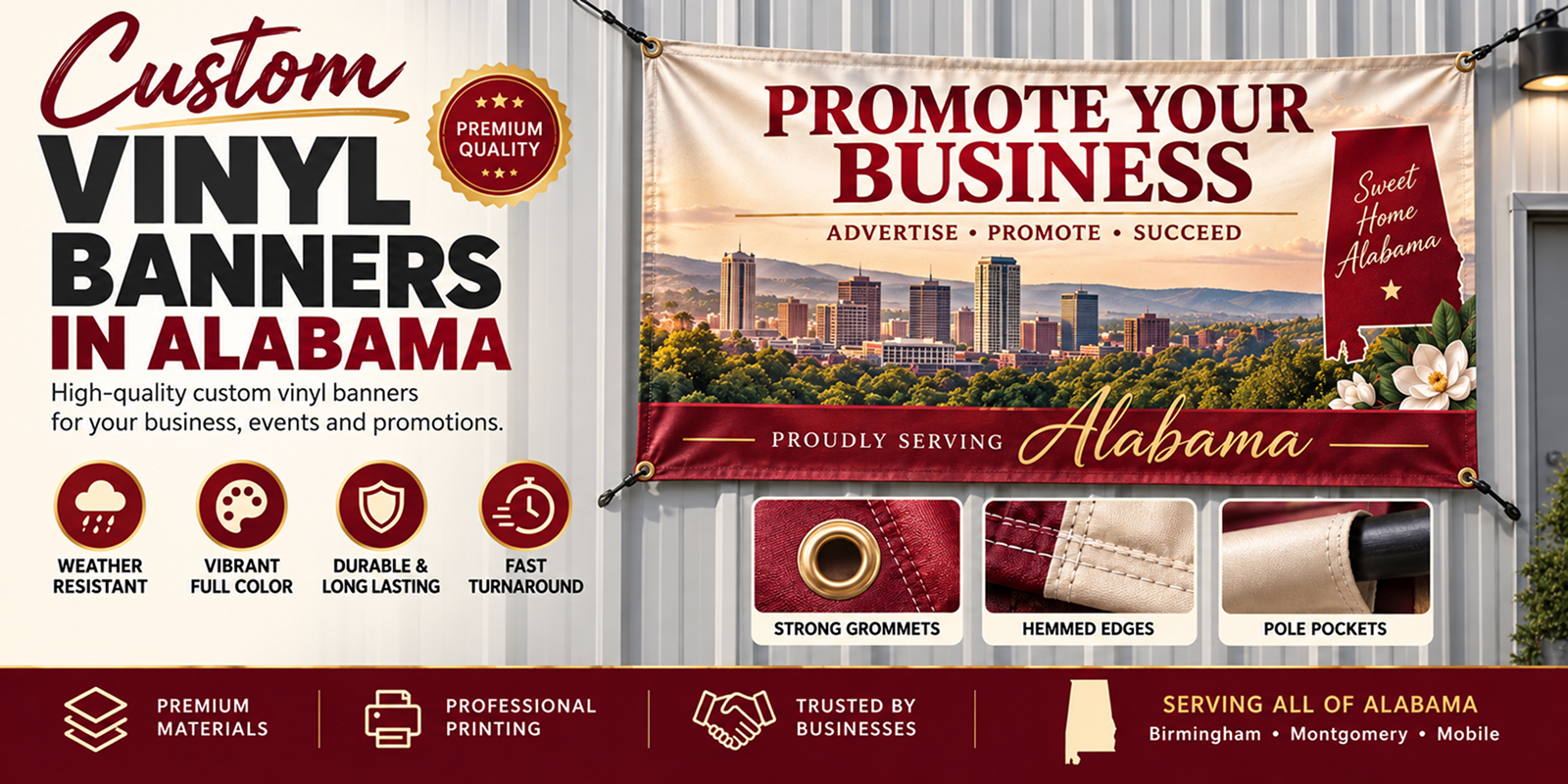 Custom Vinyl Banner Alabama