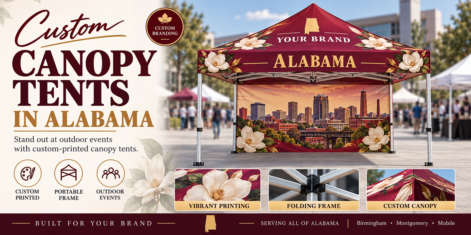 Custom Canopy Tents in Alabama