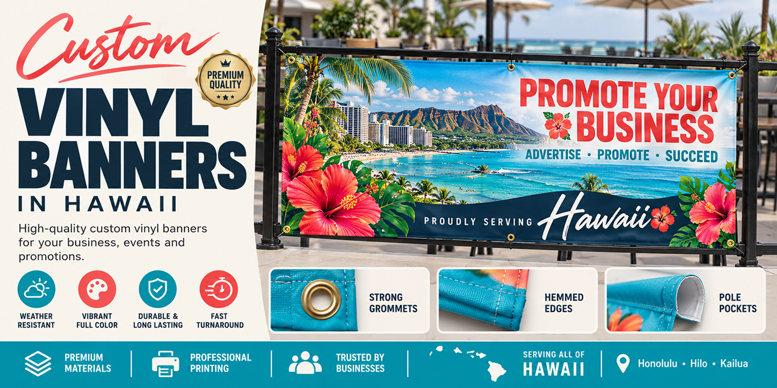 Custom Vinyl Banner Hawaii
