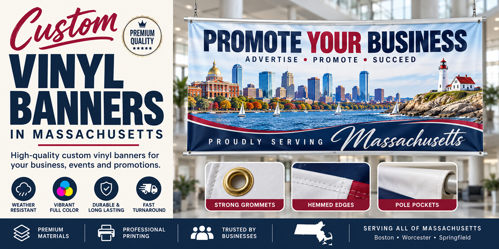 Custom Vinyl Banner Massachusetts