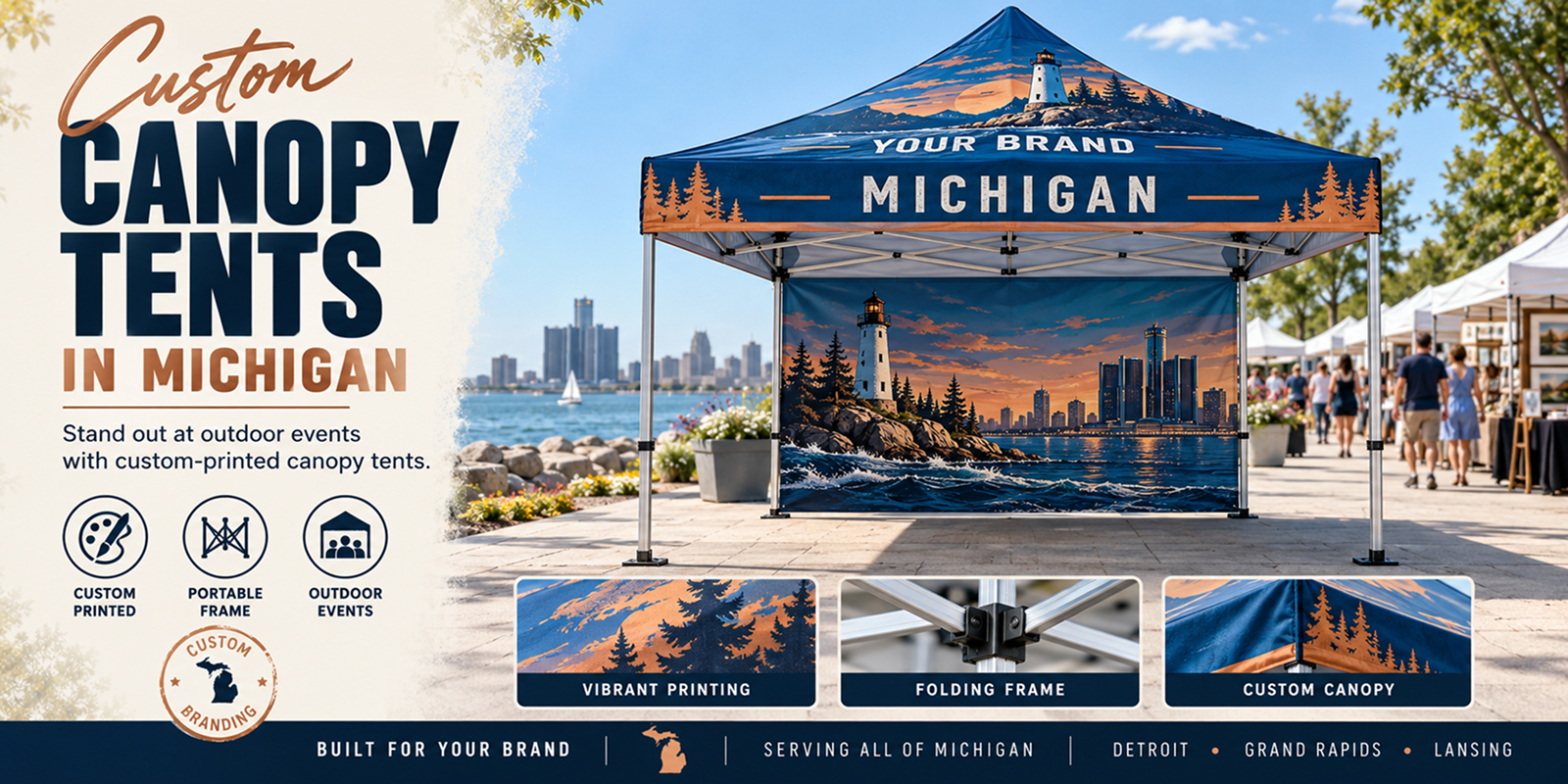 canopy tents in michigan