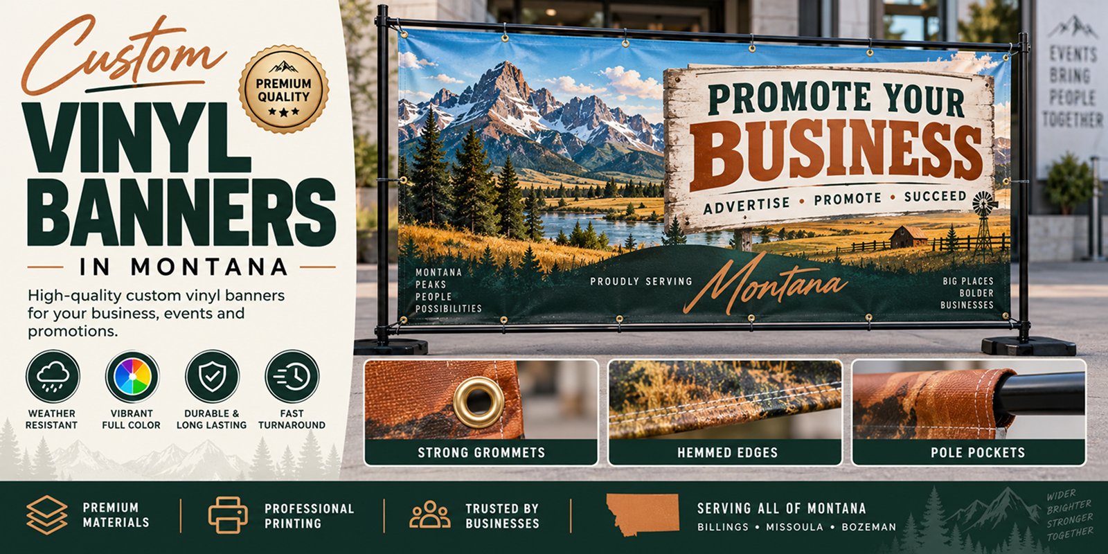 Custom Vinyl Banner Montana