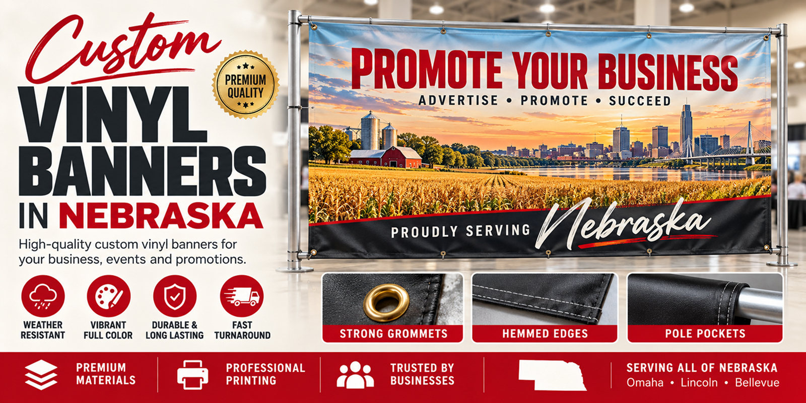 Custom Vinyl Banner Nebraska