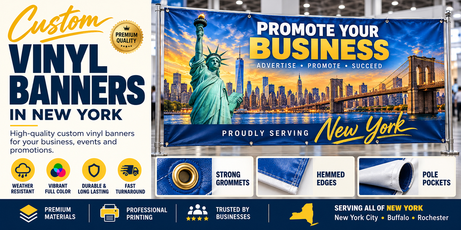 custom vinyl banner in new york
