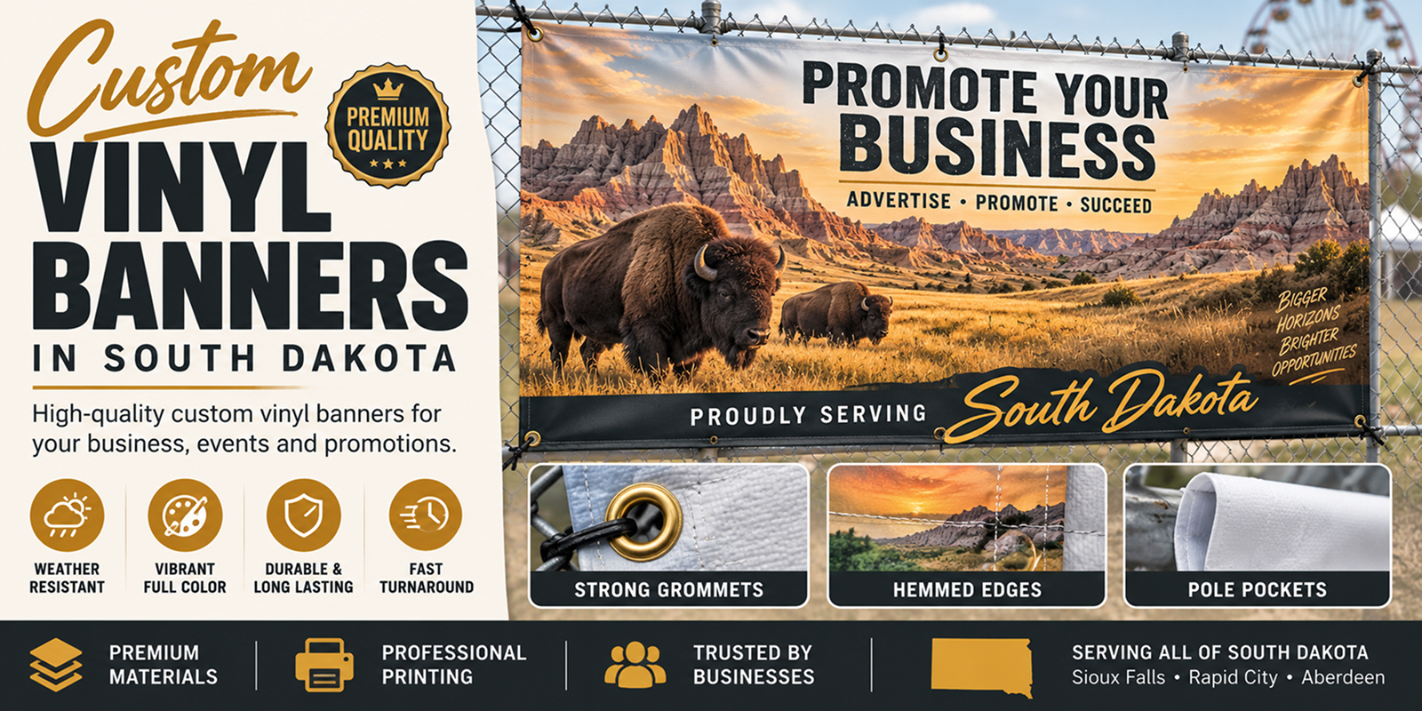 Custom Vinyl Banner South Dakota