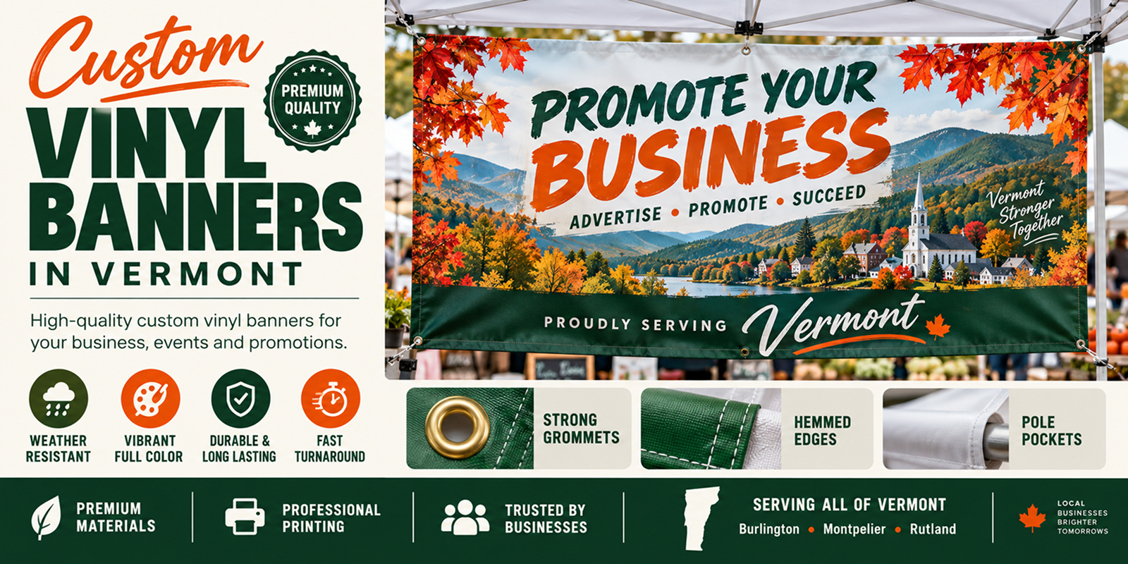 Custom Vinyl Banner Vermont