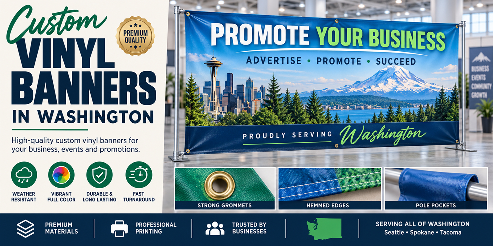 Custom Vinyl Banner Washington