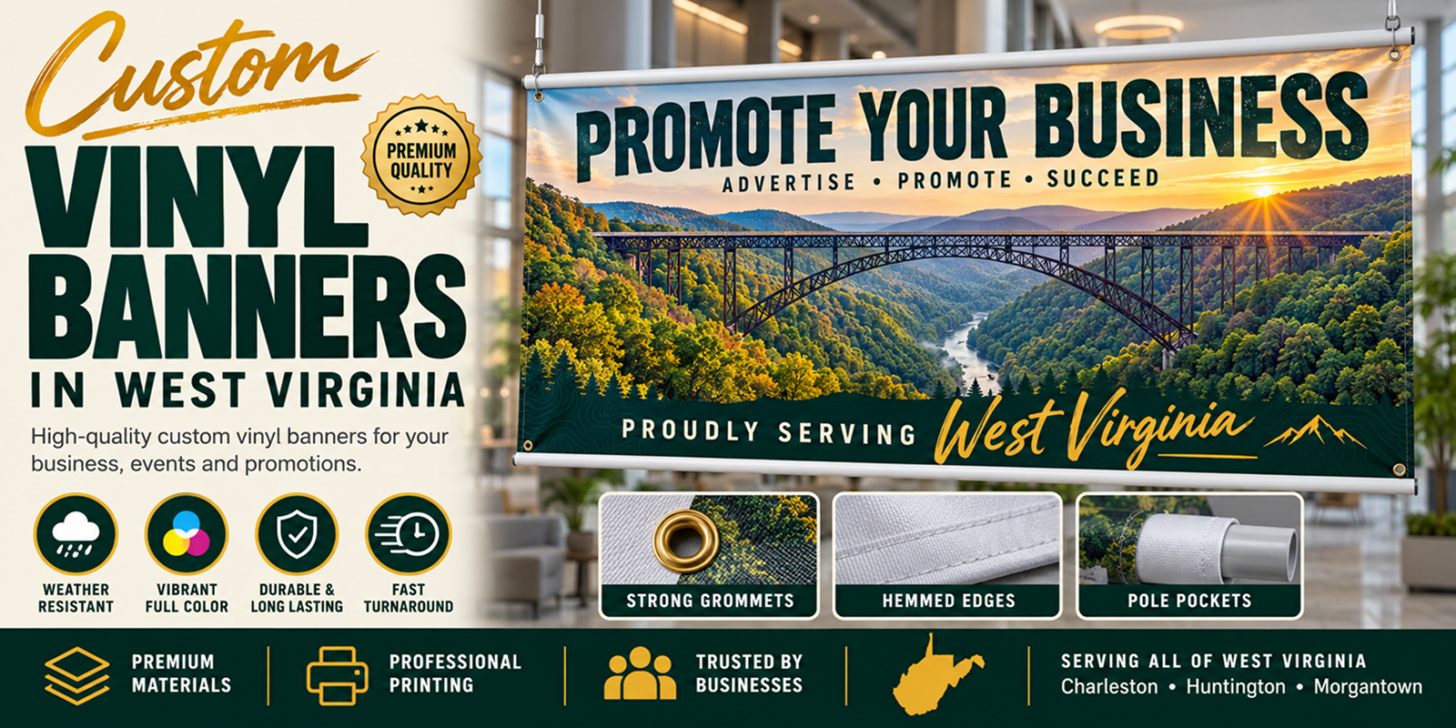 Custom Vinyl Banner West Virginia