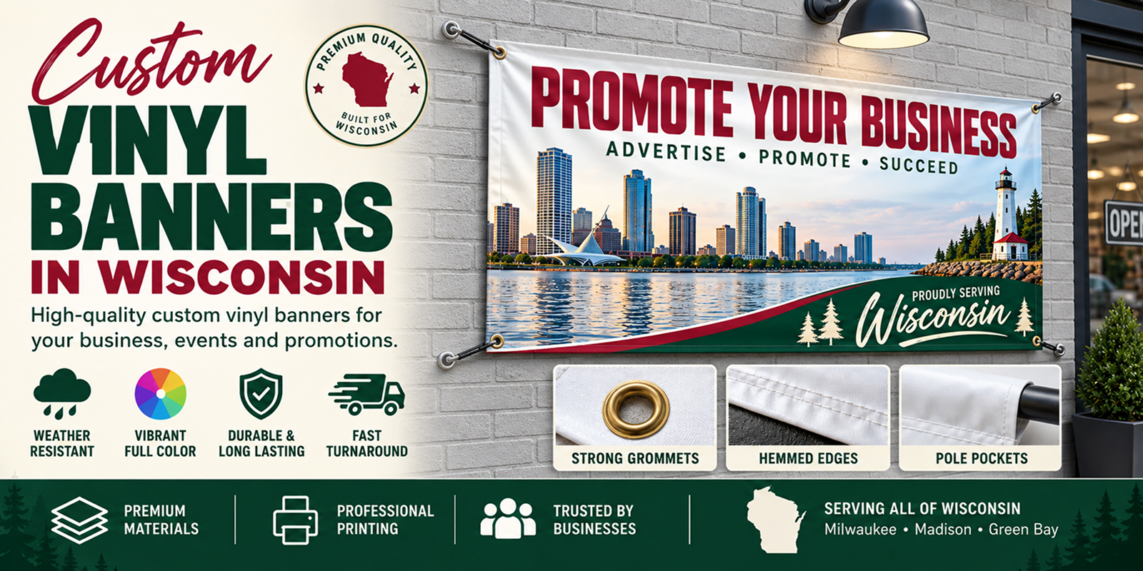 Custom Vinyl Banner Wisconsin