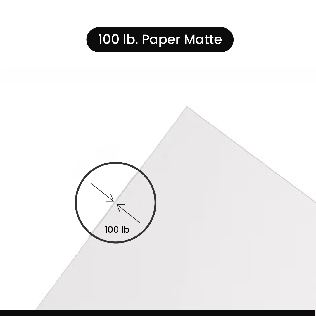 100 lb. Paper Matte