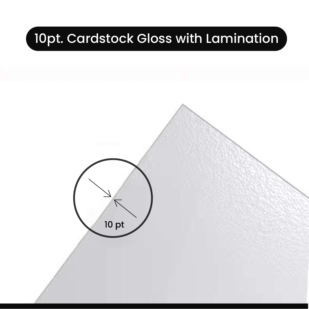 Title Page – 10pt. Cardstock Gloss with Lamination 