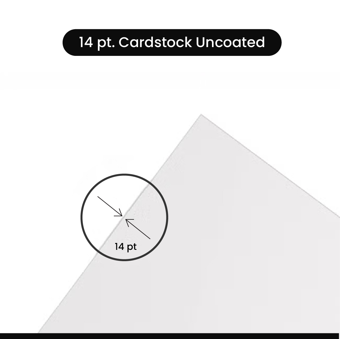 14 pt. Cardstock Uncoated  