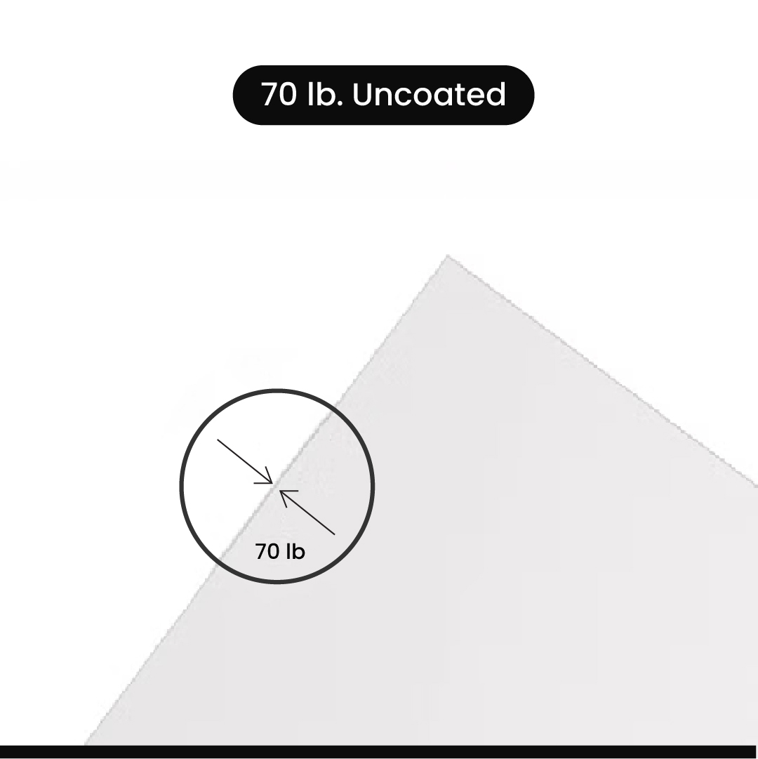 70 lb. Uncoated 
