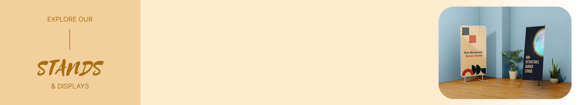 Non-Retractable Banner Stands