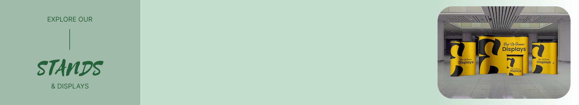 pop-up banner display banner